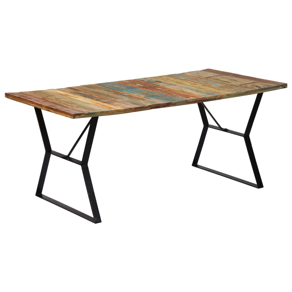 Eettafel 180x90x76 cm massief gerecycled hout is nu te koop bij PeponiXL, paradijselijk wonen!