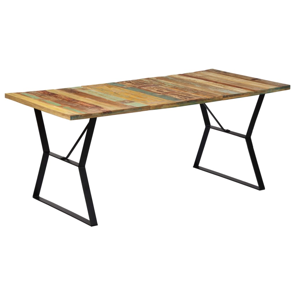 Eettafel 180x90x76 cm massief gerecycled hout is nu te koop bij PeponiXL, paradijselijk wonen!