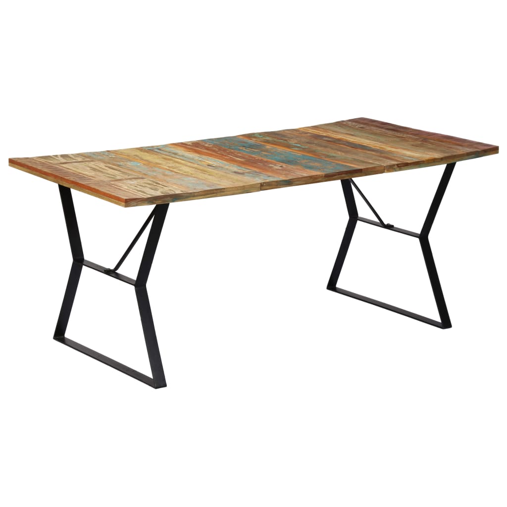 Eettafel 180x90x76 cm massief gerecycled hout is nu te koop bij PeponiXL, paradijselijk wonen!