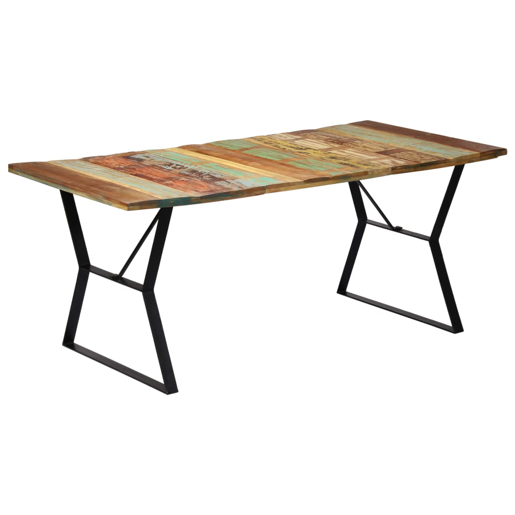 Eettafel 180x90x76 cm massief gerecycled hout is nu te koop bij PeponiXL, paradijselijk wonen!
