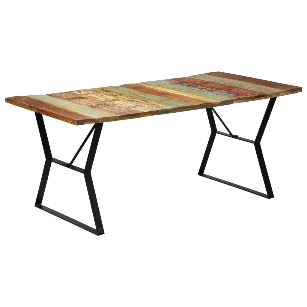 Eettafel 180x90x76 cm massief gerecycled hout is nu te koop bij PeponiXL, paradijselijk wonen!