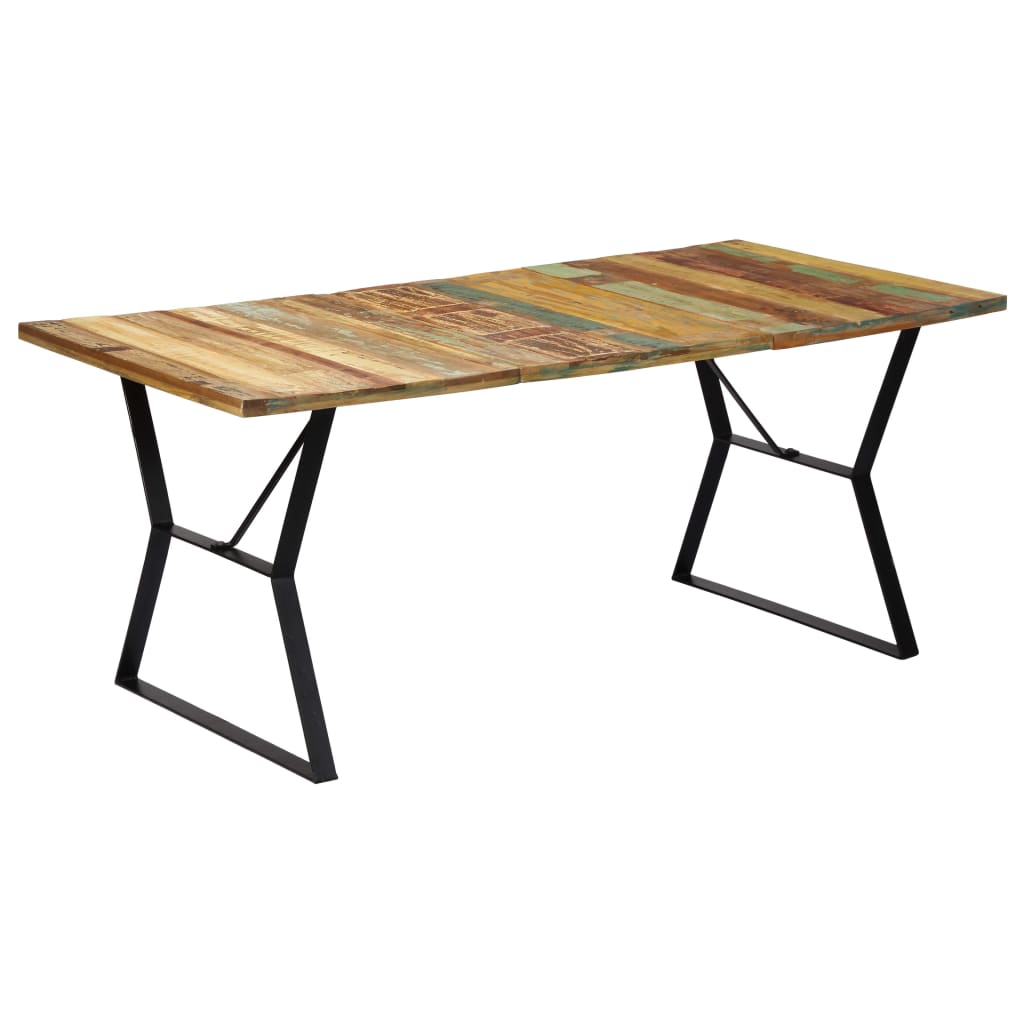 Eettafel 180x90x76 cm massief gerecycled hout is nu te koop bij PeponiXL, paradijselijk wonen!