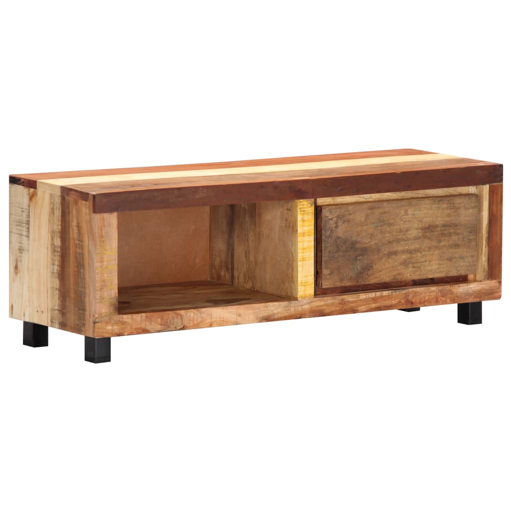 Tv-meubel 100x30x33 cm massief gerecycled hout is nu te koop bij PeponiXL, paradijselijk wonen!