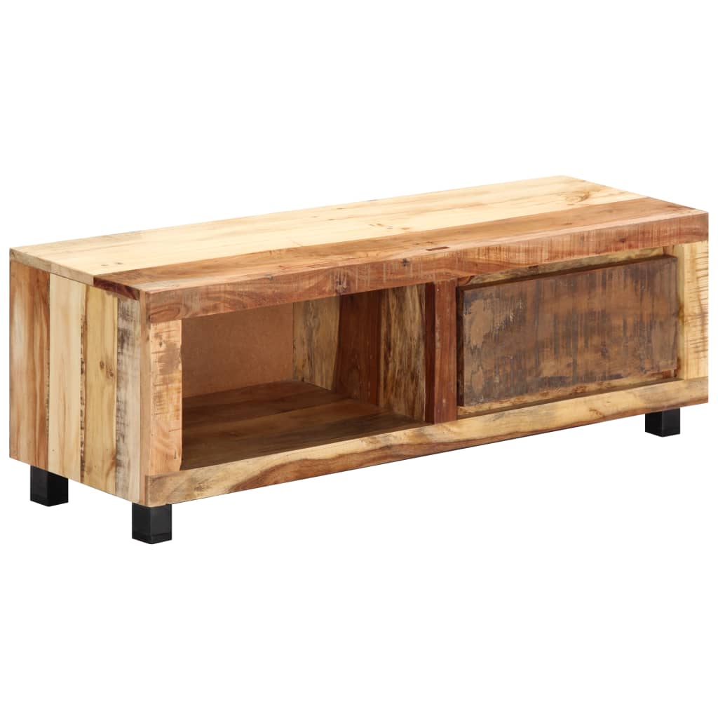 Tv-meubel 100x30x33 cm massief gerecycled hout is nu te koop bij PeponiXL, paradijselijk wonen!