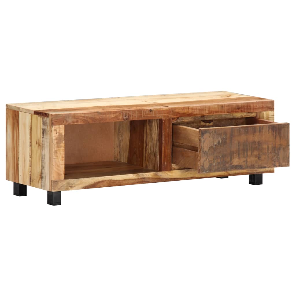 Tv-meubel 100x30x33 cm massief gerecycled hout is nu te koop bij PeponiXL, paradijselijk wonen!