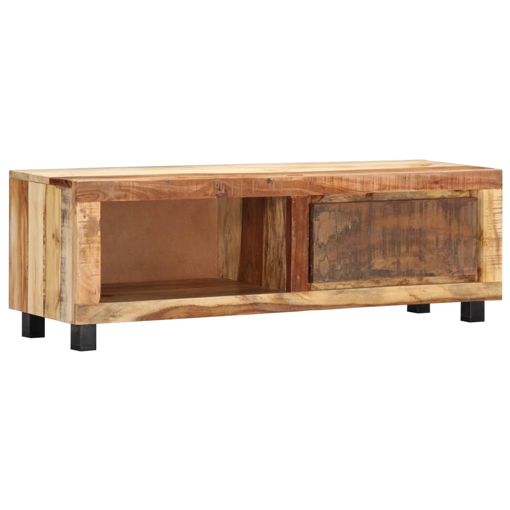 Tv-meubel 100x30x33 cm massief gerecycled hout is nu te koop bij PeponiXL, paradijselijk wonen!