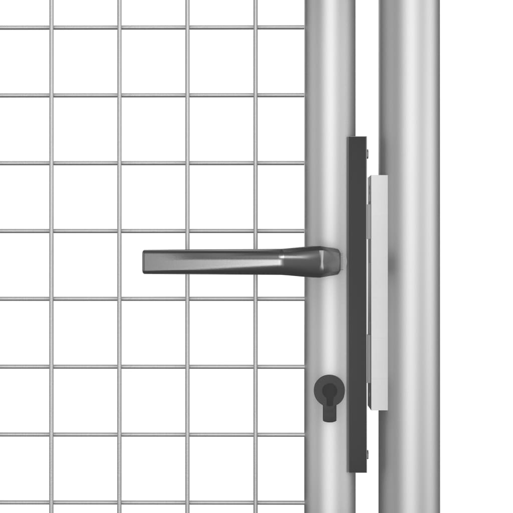 Tuinpoort gegalvaniseerd staal 100x75 cm zilver is nu te koop bij PeponiXL, paradijselijk wonen!