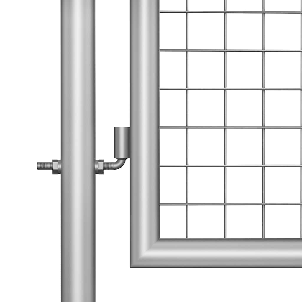Tuinpoort gegalvaniseerd staal 300x75 cm zilver is nu te koop bij PeponiXL, paradijselijk wonen!