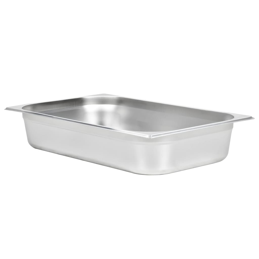 Gastronormbakken 4 st GN 1/1 100 mm roestvrij staal is nu te koop bij PeponiXL, paradijselijk wonen!