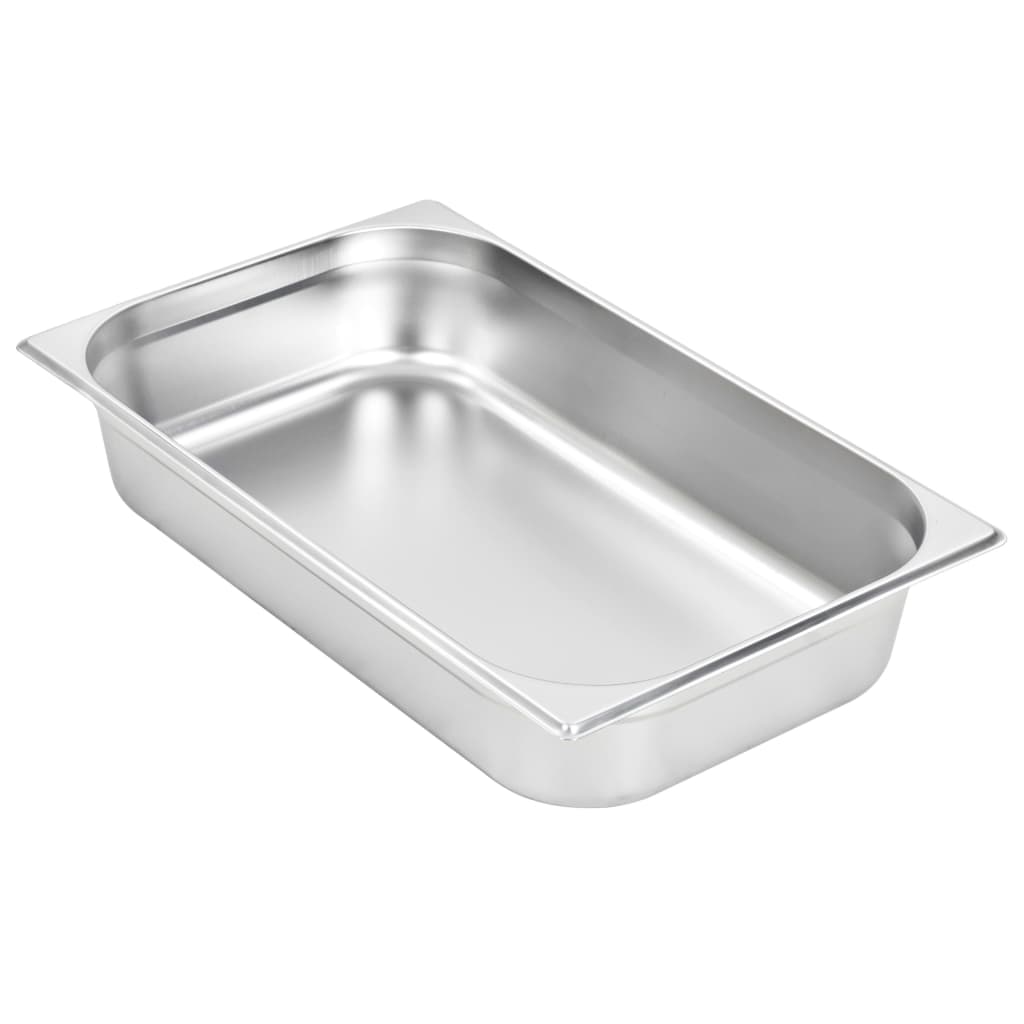 Gastronormbakken 4 st GN 1/1 100 mm roestvrij staal is nu te koop bij PeponiXL, paradijselijk wonen!