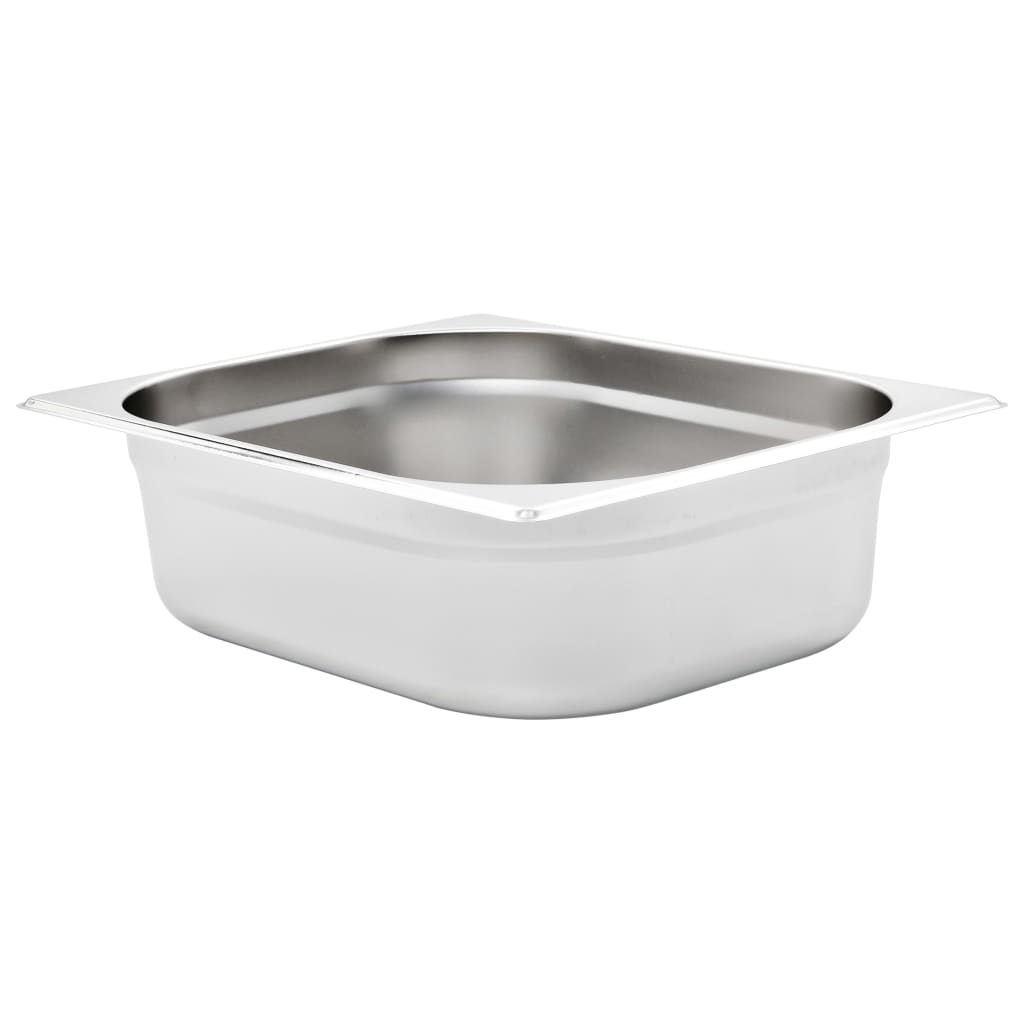 Gastronormbakken 4 st GN 1/2 100 mm roestvrij staal is nu te koop bij PeponiXL, paradijselijk wonen!