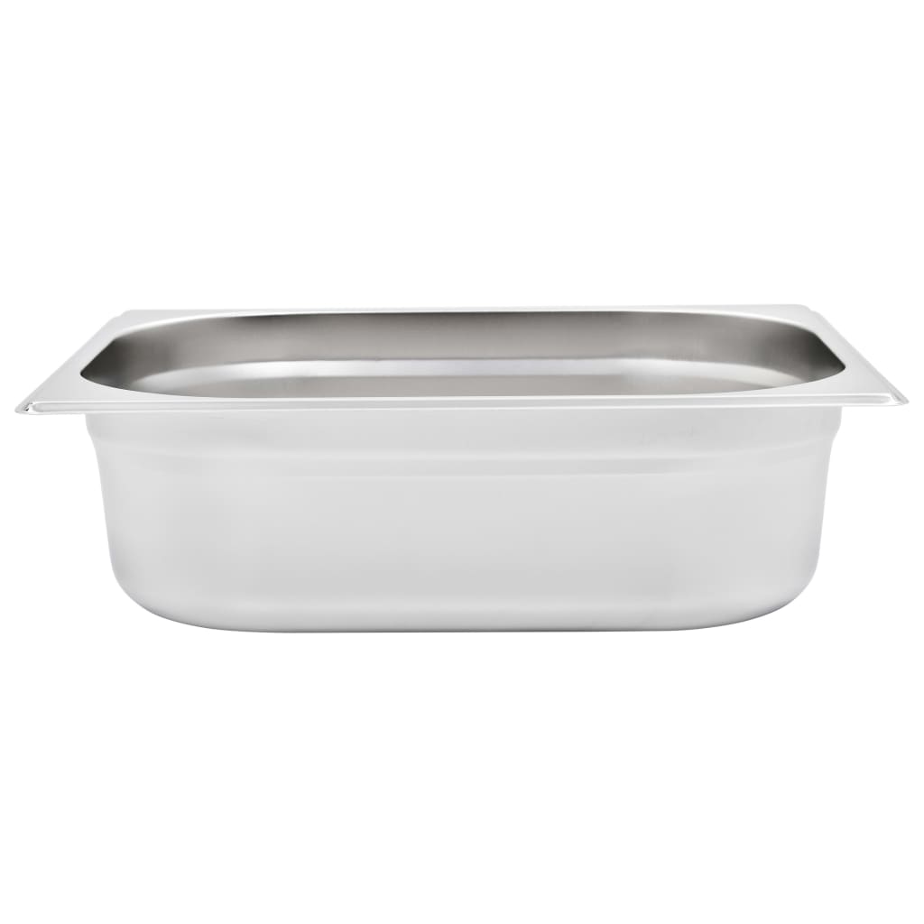 Gastronormbakken 4 st GN 1/2 100 mm roestvrij staal is nu te koop bij PeponiXL, paradijselijk wonen!