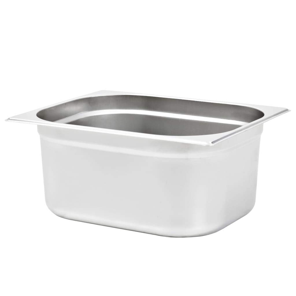 Gastronormbakken 2 st GN 1/2 150 mm roestvrij staal is nu te koop bij PeponiXL, paradijselijk wonen!