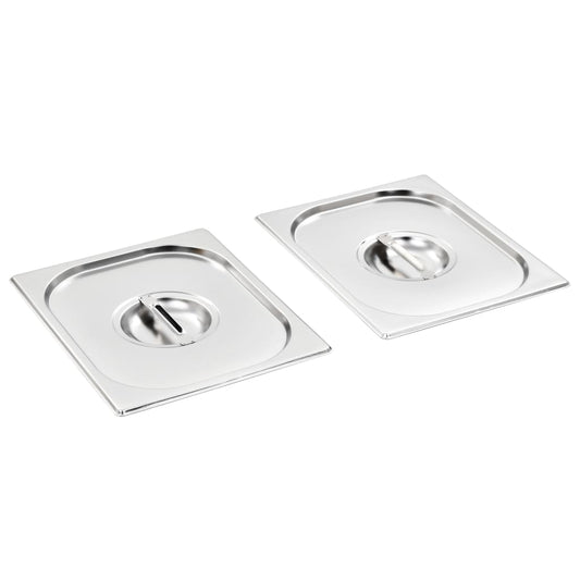 Deksels 2 st voor GN 1/2 schalen roestvrij staal is nu te koop bij PeponiXL, paradijselijk wonen!