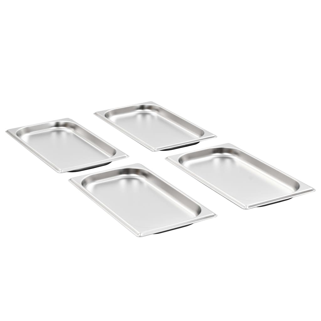 Gastronormbakken 12 st GN 1/3 20 mm roestvrij staal is nu te koop bij PeponiXL, paradijselijk wonen!