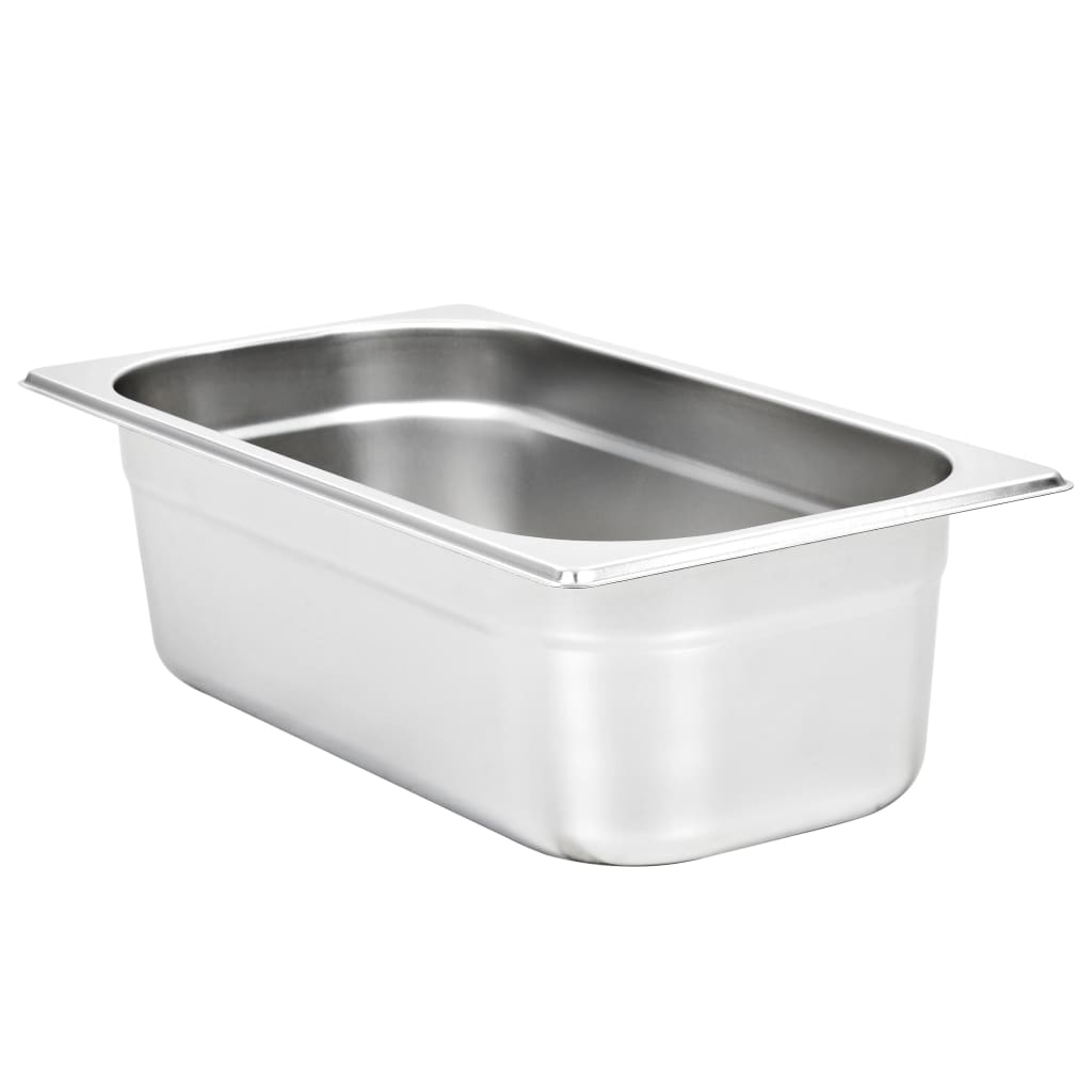 Gastronormbakken 8 st GN 1/3 100 mm roestvrij staal is nu te koop bij PeponiXL, paradijselijk wonen!