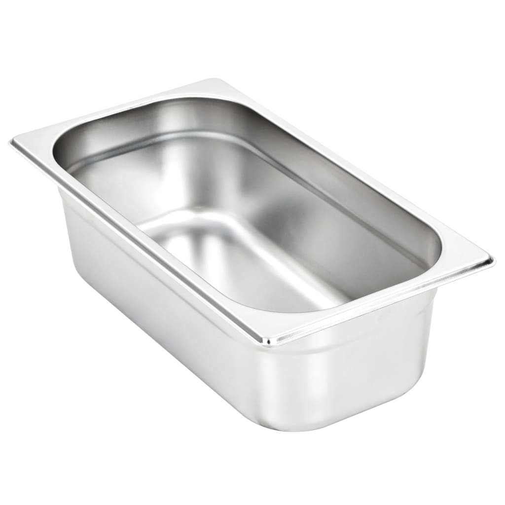 Gastronormbakken 8 st GN 1/3 100 mm roestvrij staal is nu te koop bij PeponiXL, paradijselijk wonen!