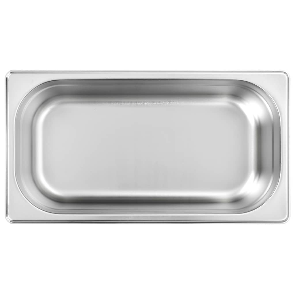 Gastronormbakken 8 st GN 1/3 100 mm roestvrij staal is nu te koop bij PeponiXL, paradijselijk wonen!