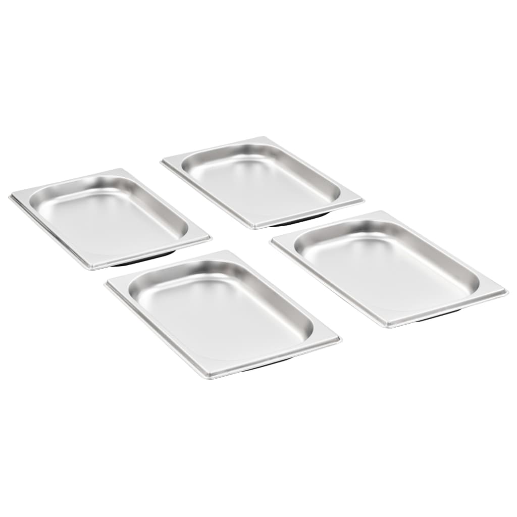 Gastronormbakken 12 st GN 1/4 20 mm roestvrij staal is nu te koop bij PeponiXL, paradijselijk wonen!