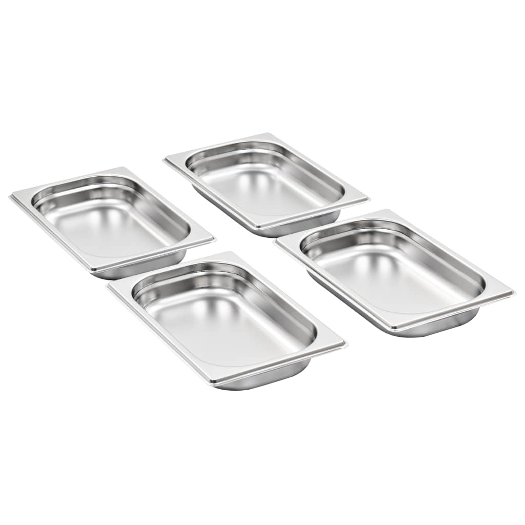 Gastronormbakken 12 st GN 1/4 40 mm roestvrij staal is nu te koop bij PeponiXL, paradijselijk wonen!