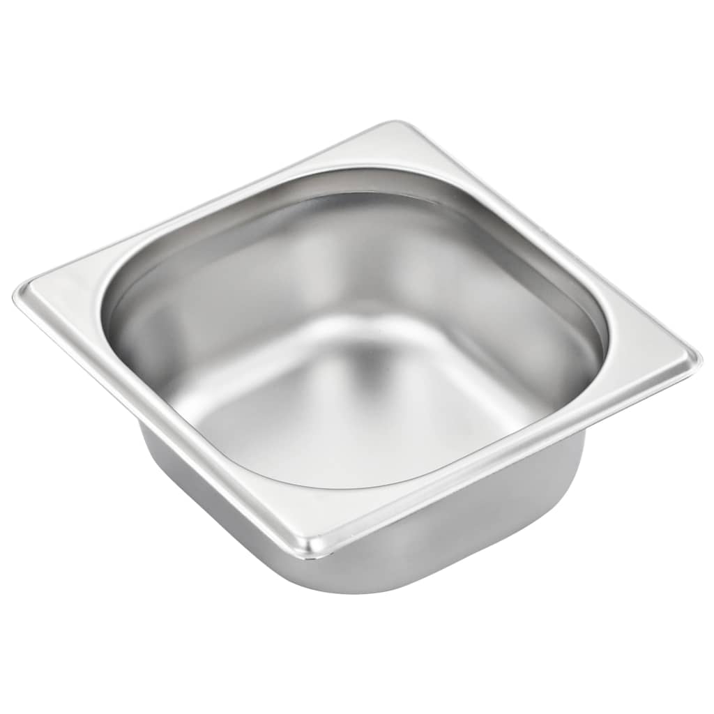 Gastronormbakken 12 st GN 1/6 65 mm roestvrij staal is nu te koop bij PeponiXL, paradijselijk wonen!