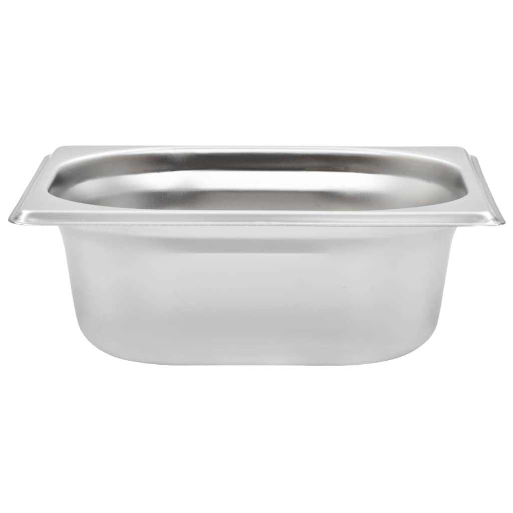 Gastronormbakken 12 st GN 1/6 65 mm roestvrij staal is nu te koop bij PeponiXL, paradijselijk wonen!