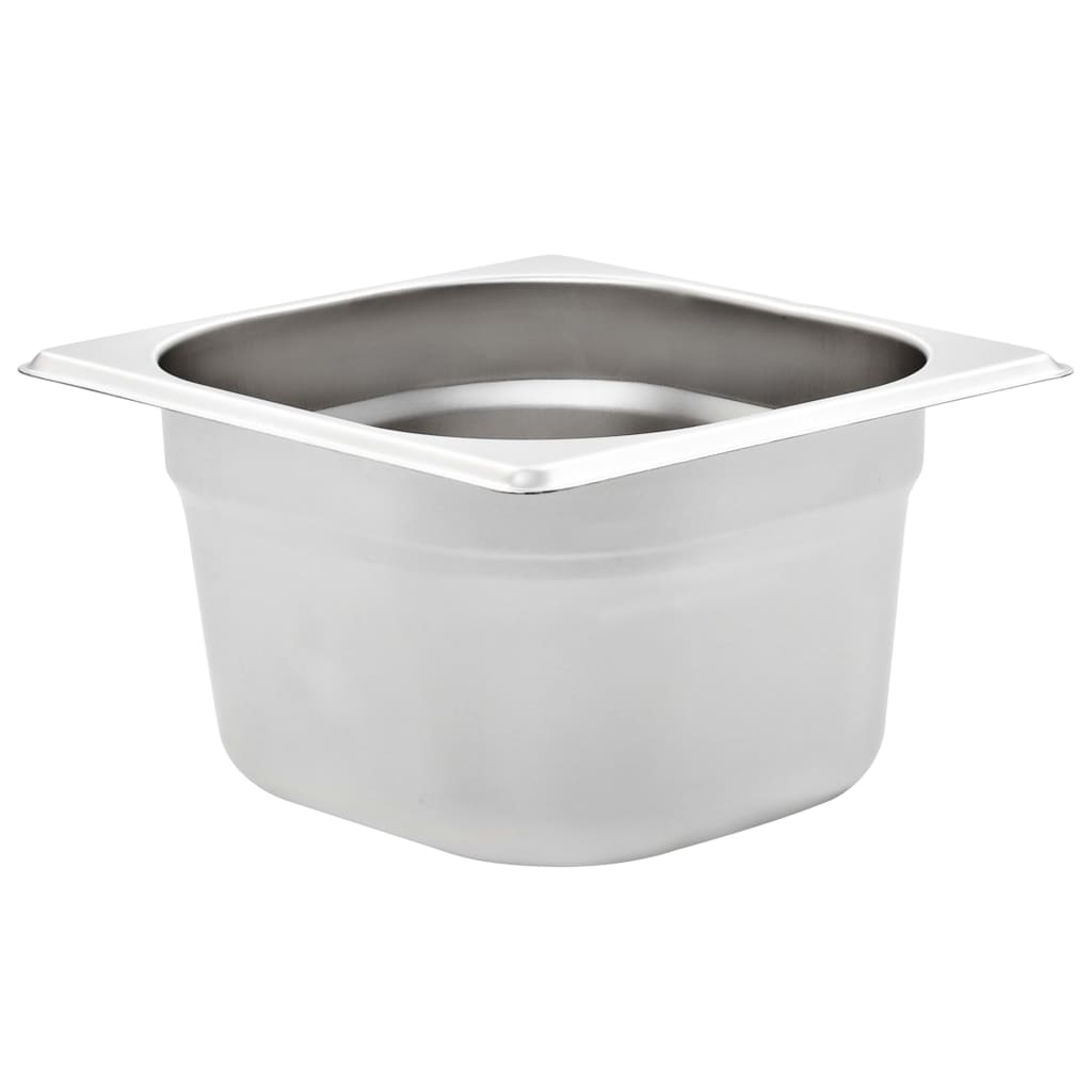 Gastronormbakken 12 st GN 1/6 100 mm roestvrij staal is nu te koop bij PeponiXL, paradijselijk wonen!