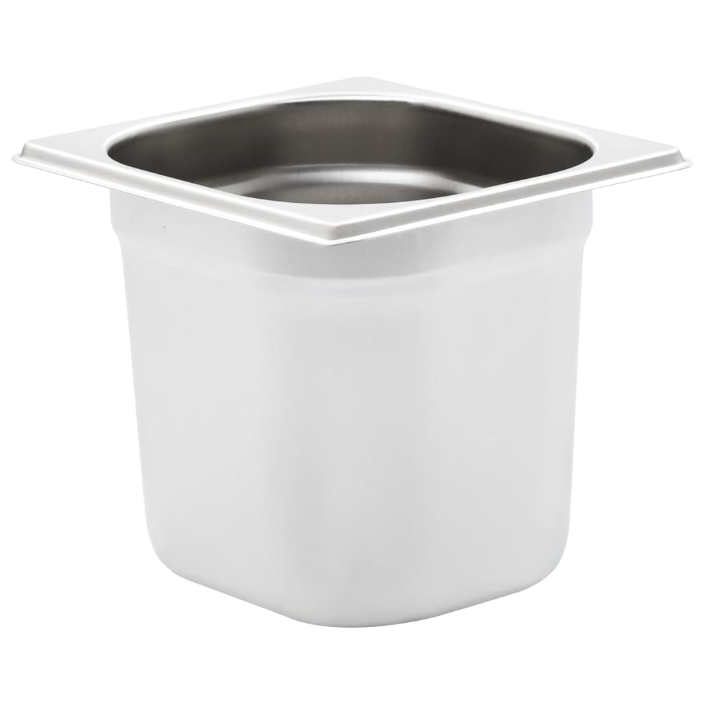 Gastronormbakken 8 st GN 1/6 150 mm roestvrij staal is nu te koop bij PeponiXL, paradijselijk wonen!