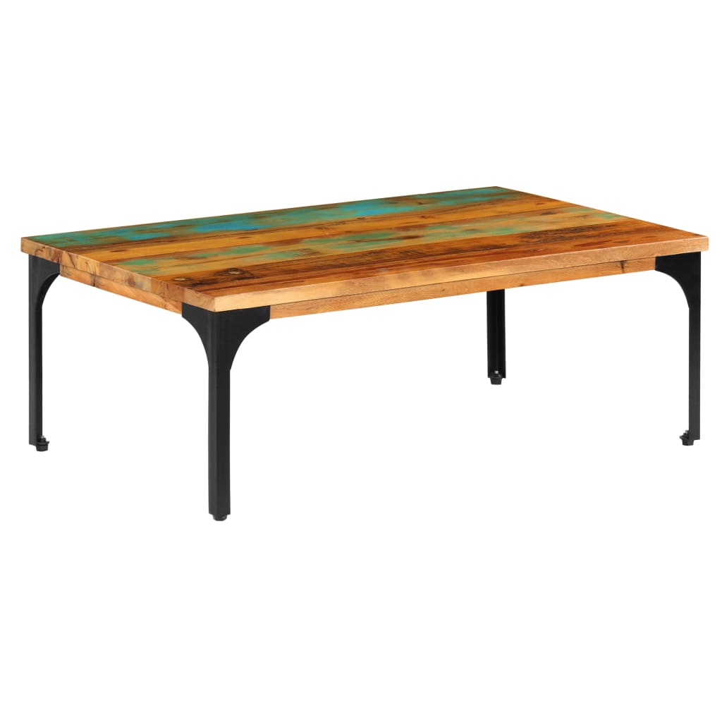 Salontafel 100x60x35 cm massief gerecycled hout is nu te koop bij PeponiXL, paradijselijk wonen!