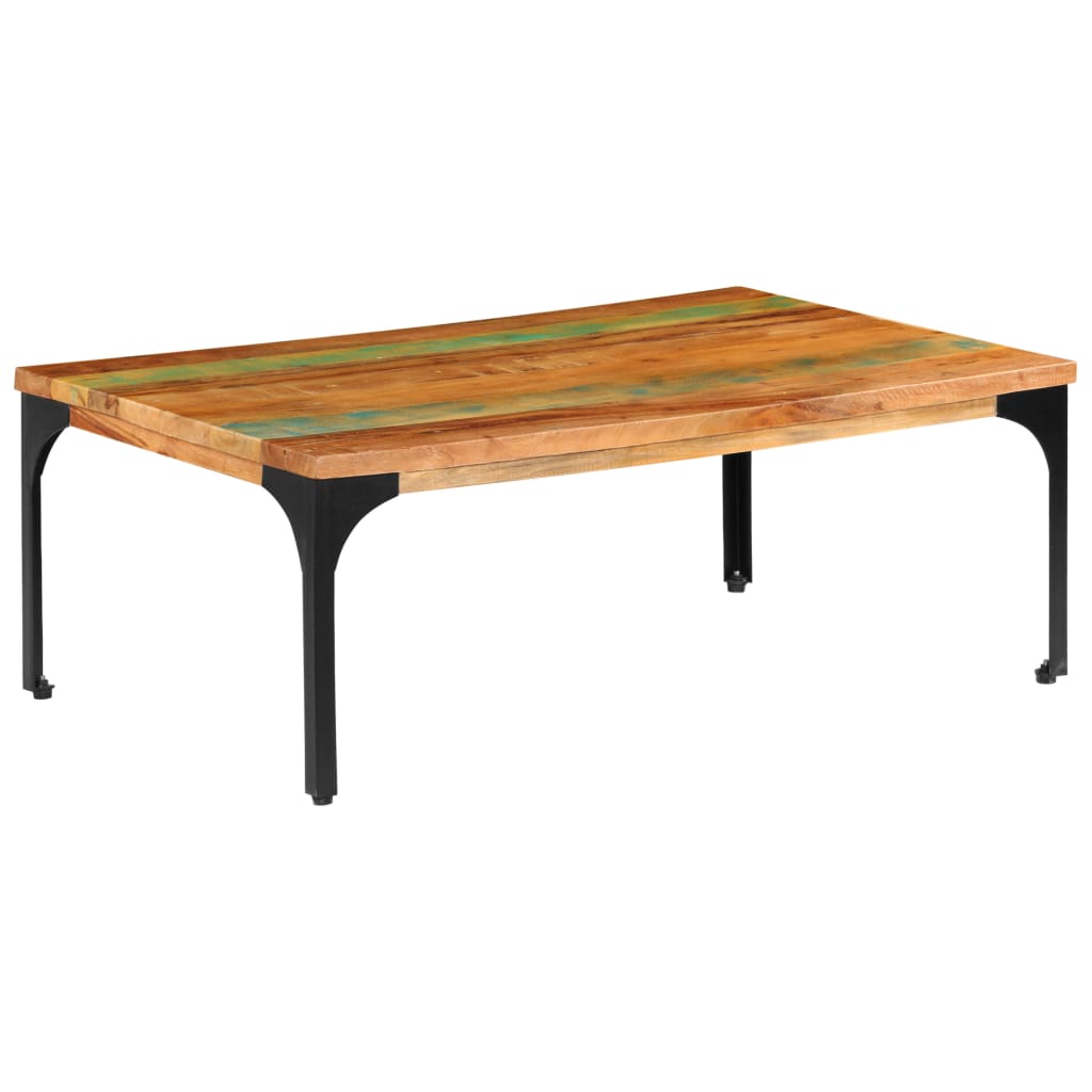 Salontafel 100x60x35 cm massief gerecycled hout is nu te koop bij PeponiXL, paradijselijk wonen!