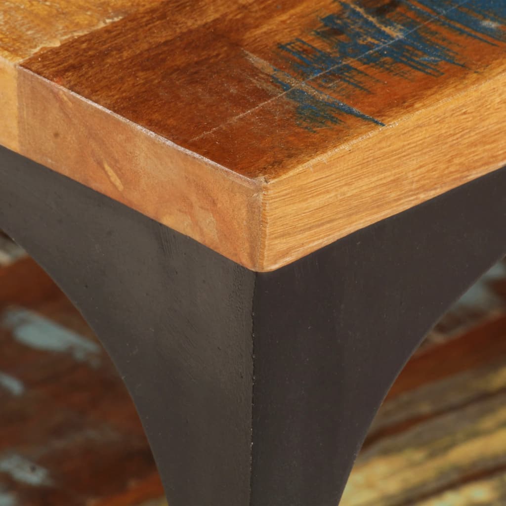 Salontafel met schap 100x60x35 cm massief gerecycled hout is nu te koop bij PeponiXL, paradijselijk wonen!