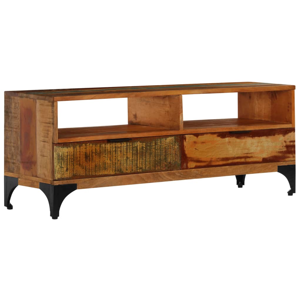 Tv-meubel 118x35x45 cm massief gerecycled hout is nu te koop bij PeponiXL, paradijselijk wonen!