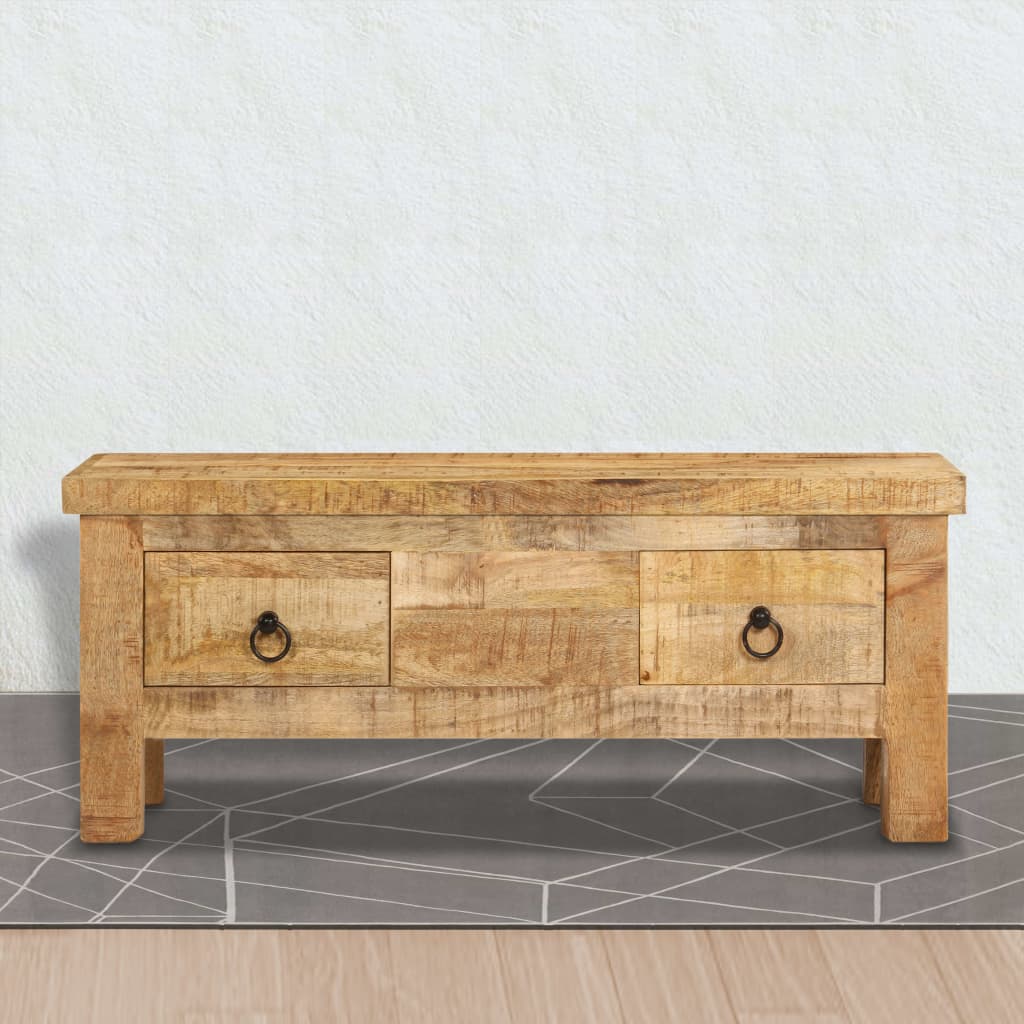 Salontafel 90x45x35 cm massief mangohout is nu te koop bij PeponiXL, paradijselijk wonen!