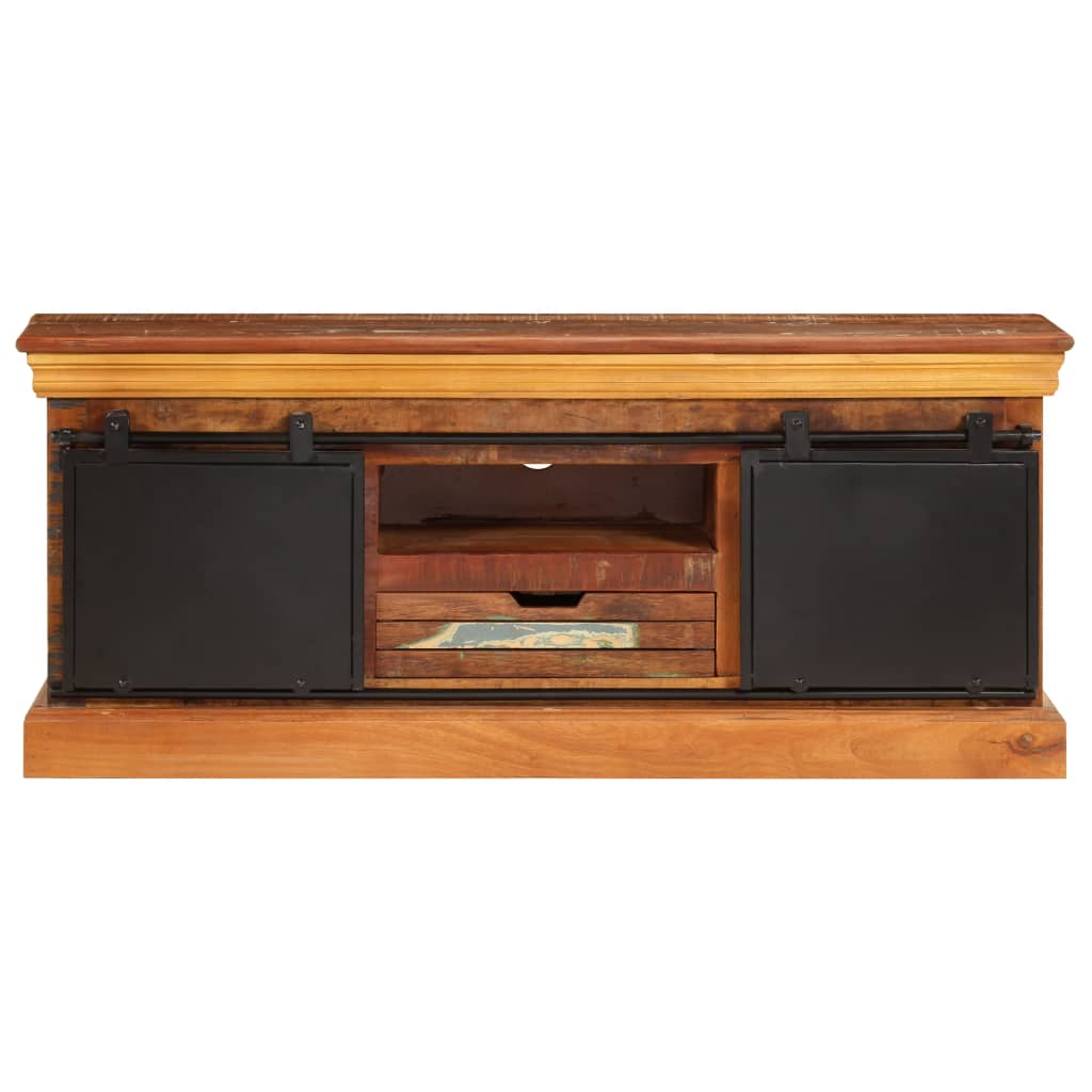 Tv-meubel 110x30x45 cm massief gerecycled hout is nu te koop bij PeponiXL, paradijselijk wonen!