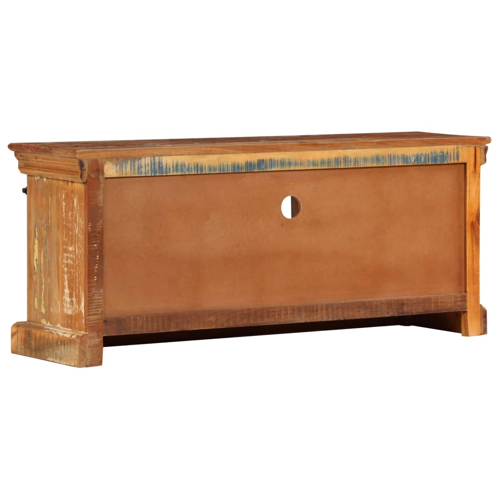 Tv-meubel 110x30x45 cm massief gerecycled hout is nu te koop bij PeponiXL, paradijselijk wonen!
