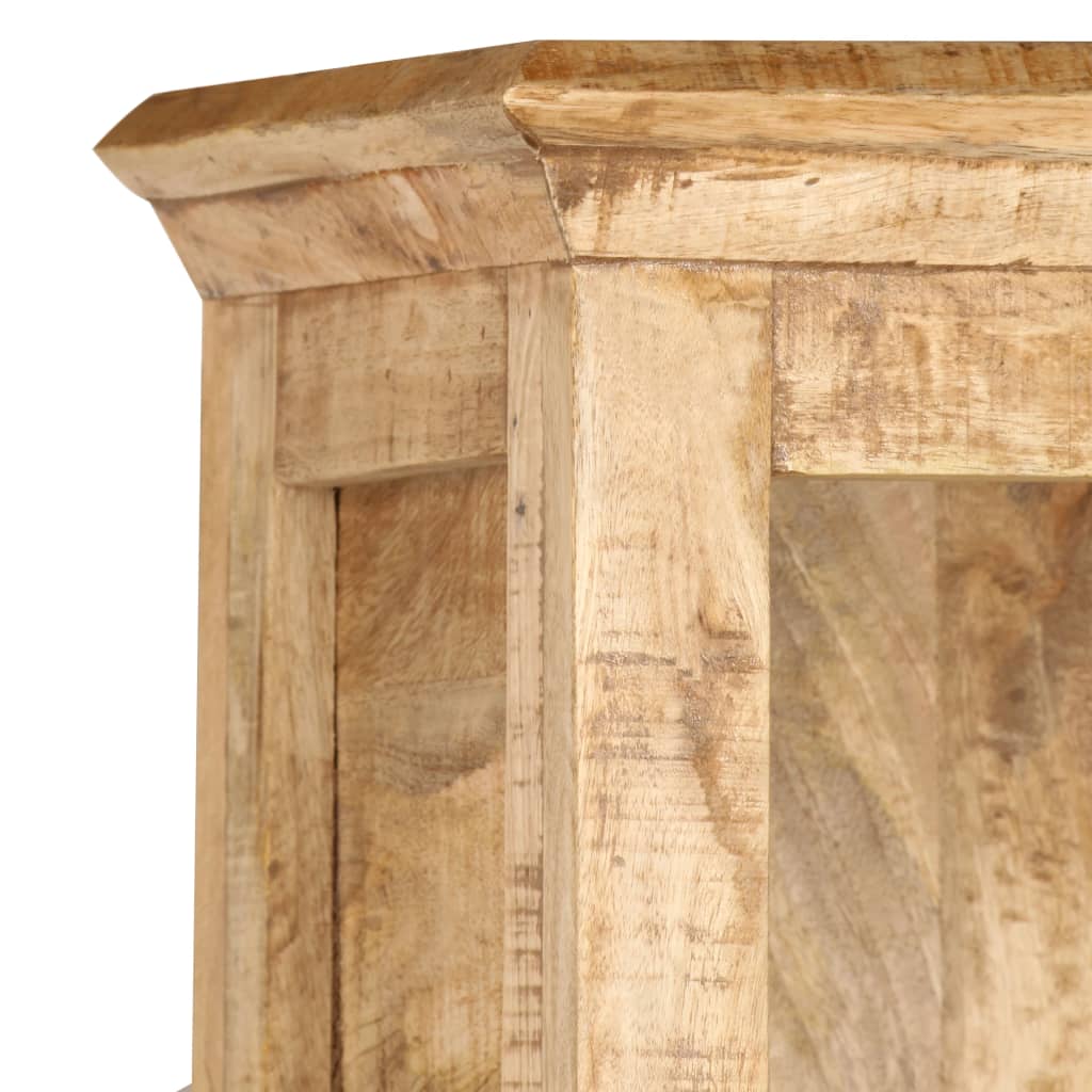 Boekenkast 50x30x180 cm massief mangohout is nu te koop bij PeponiXL, paradijselijk wonen!