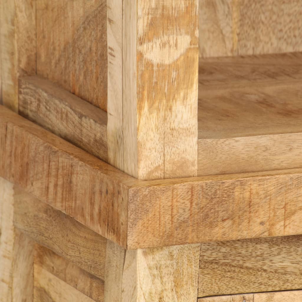 Boekenkast 50x30x180 cm massief mangohout is nu te koop bij PeponiXL, paradijselijk wonen!