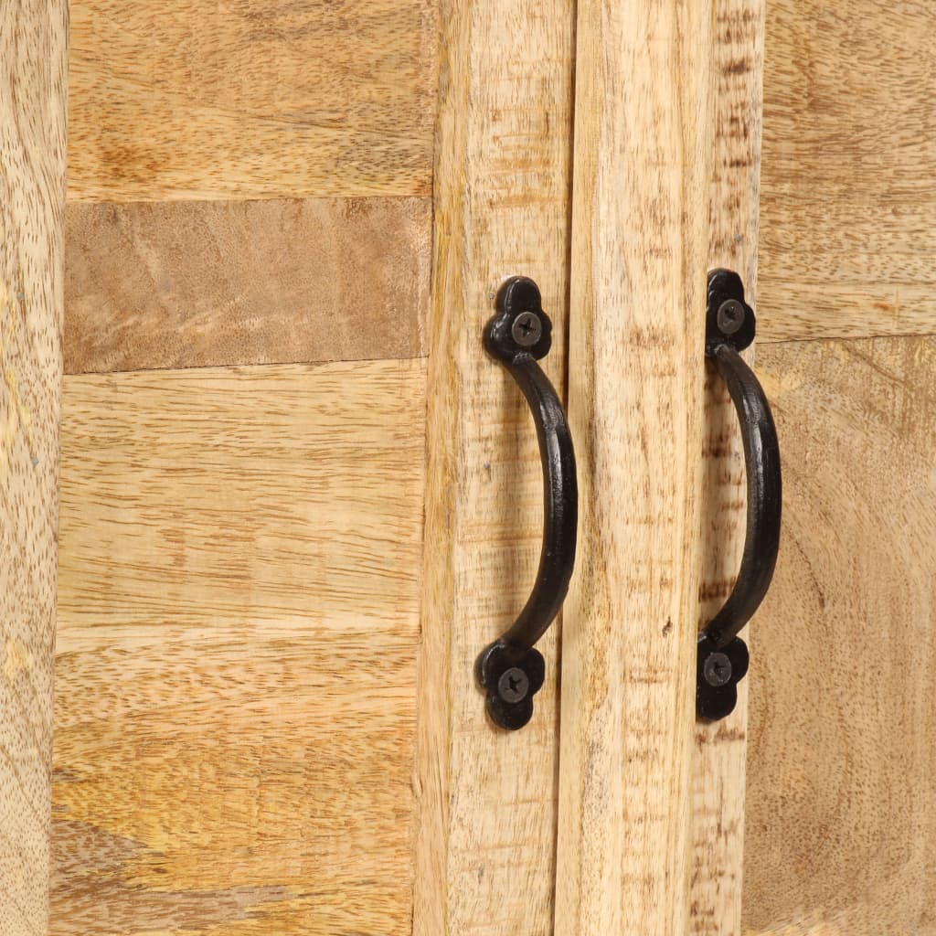 Boekenkast 50x30x180 cm massief mangohout is nu te koop bij PeponiXL, paradijselijk wonen!