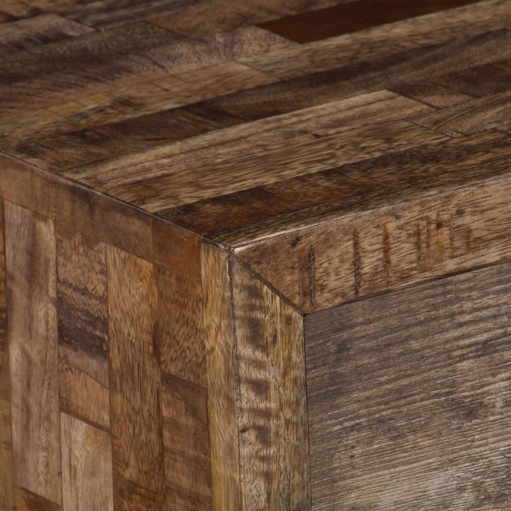 Tv-meubel 118x30x40 cm massief mangohout is nu te koop bij PeponiXL, paradijselijk wonen!
