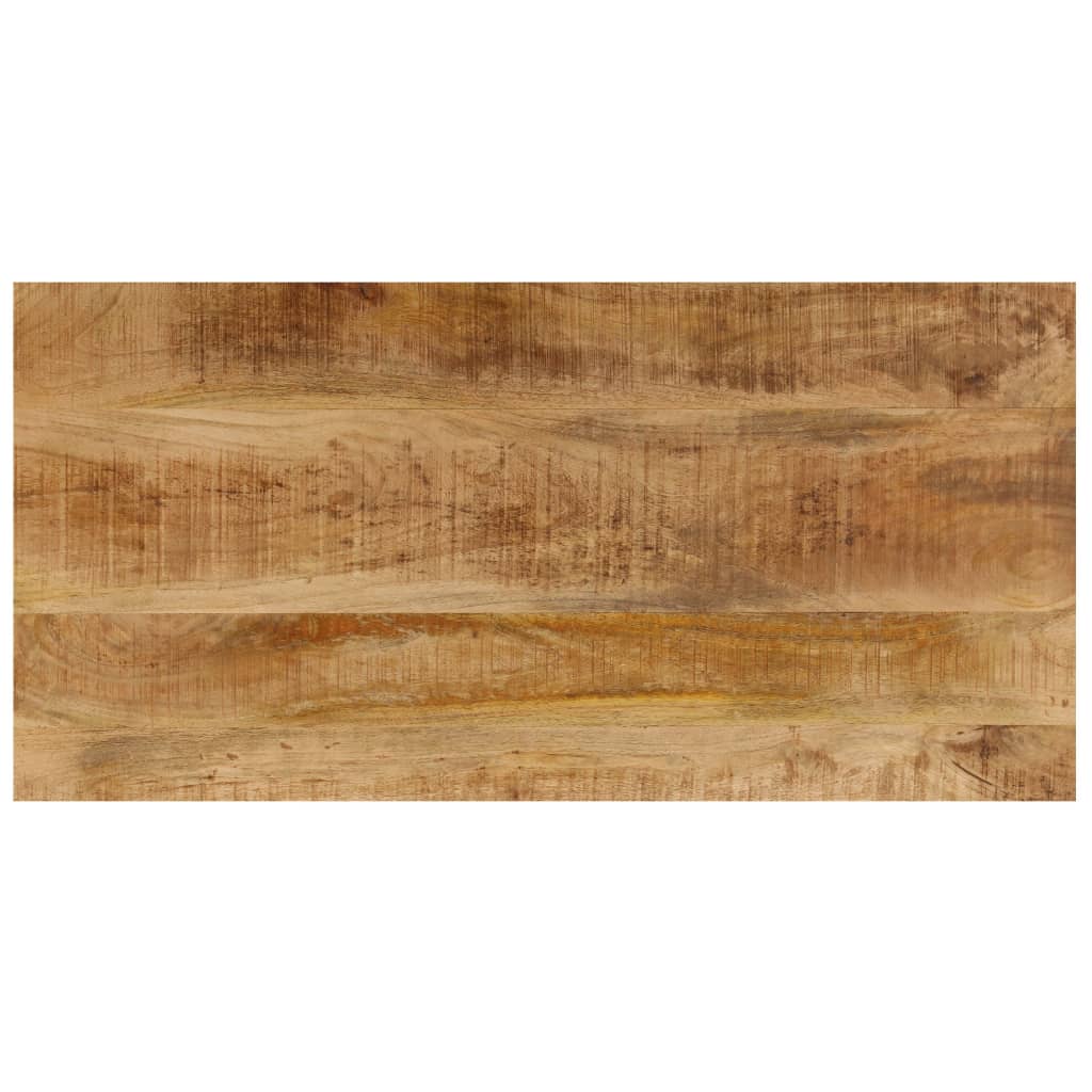 Salontafel 100x50x35 cm massief mangohout en staal is nu te koop bij PeponiXL, paradijselijk wonen!