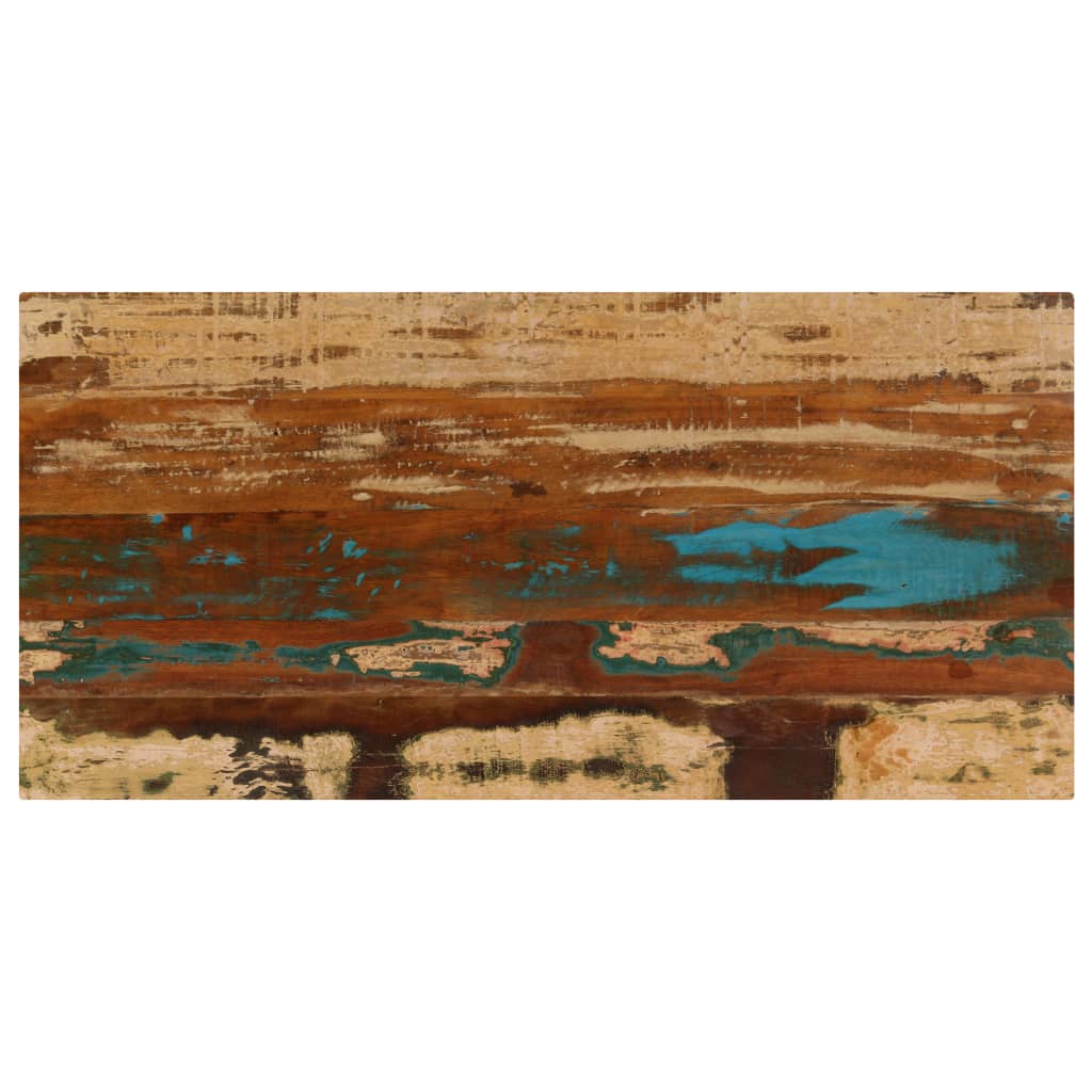 Salontafel 100x50x35 cm massief gerecycled hout en staal is nu te koop bij PeponiXL, paradijselijk wonen!