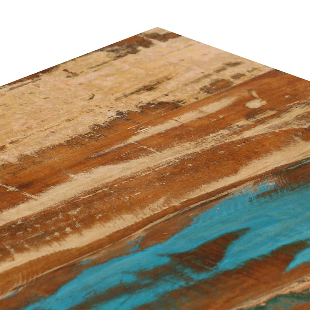 Salontafel 100x50x35 cm massief gerecycled hout en staal is nu te koop bij PeponiXL, paradijselijk wonen!