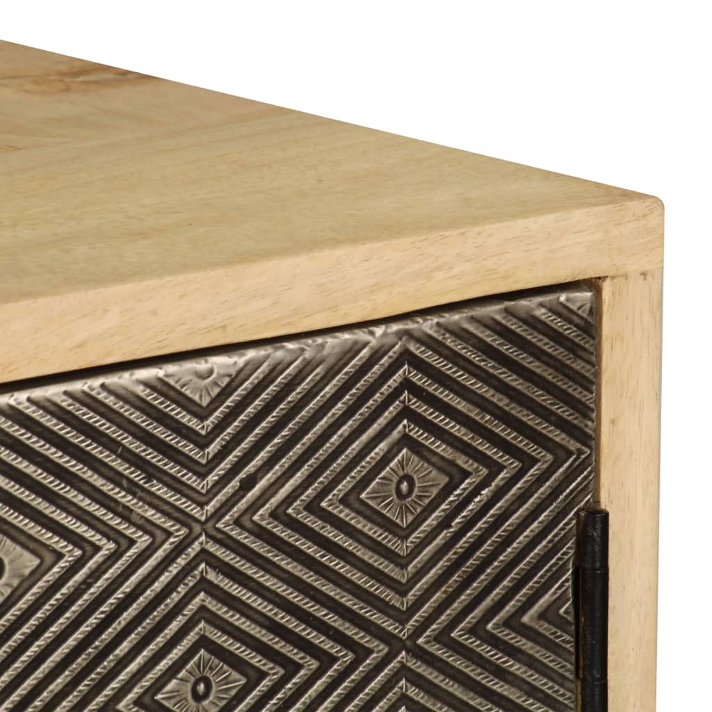 Dressoir 120x30x75 cm massief mangohout is nu te koop bij PeponiXL, paradijselijk wonen!