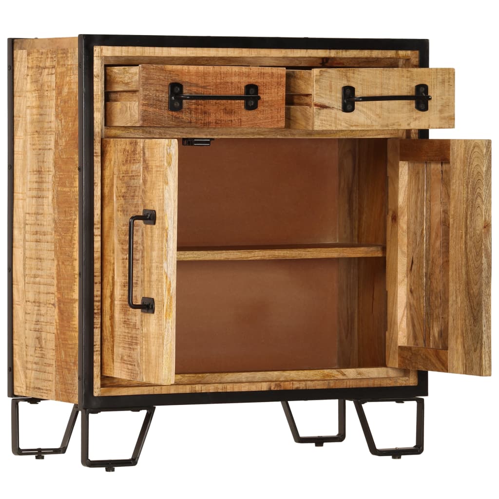 Dressoir 65x30x70 cm massief mangohout is nu te koop bij PeponiXL, paradijselijk wonen!