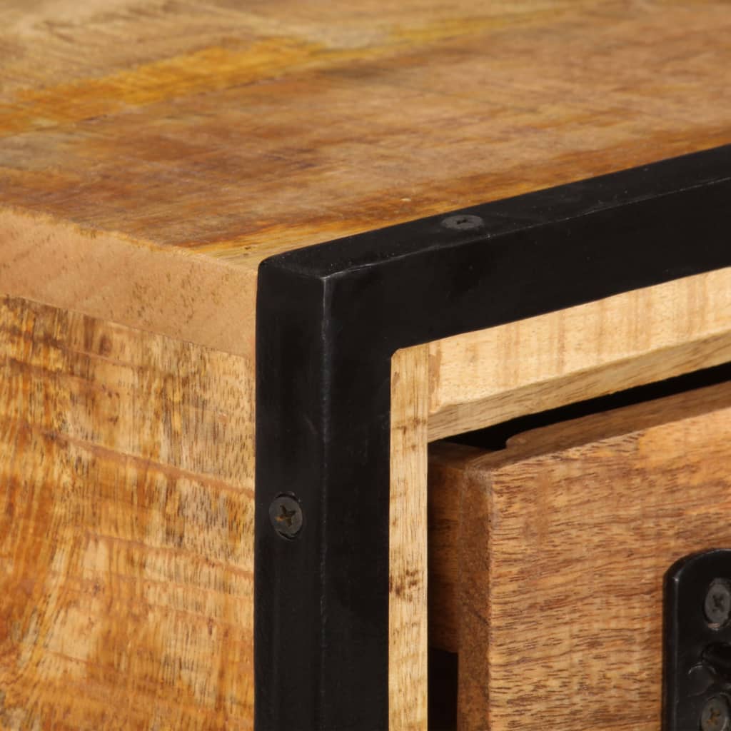 Dressoir 65x30x70 cm massief mangohout is nu te koop bij PeponiXL, paradijselijk wonen!