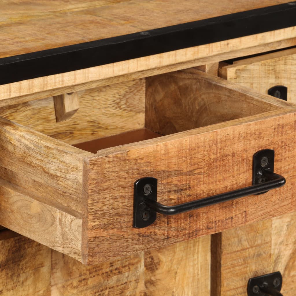 Dressoir 65x30x70 cm massief mangohout is nu te koop bij PeponiXL, paradijselijk wonen!