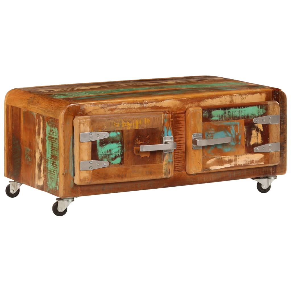 Salontafel 85x55x40 cm massief gerecycled hout is nu te koop bij PeponiXL, paradijselijk wonen!