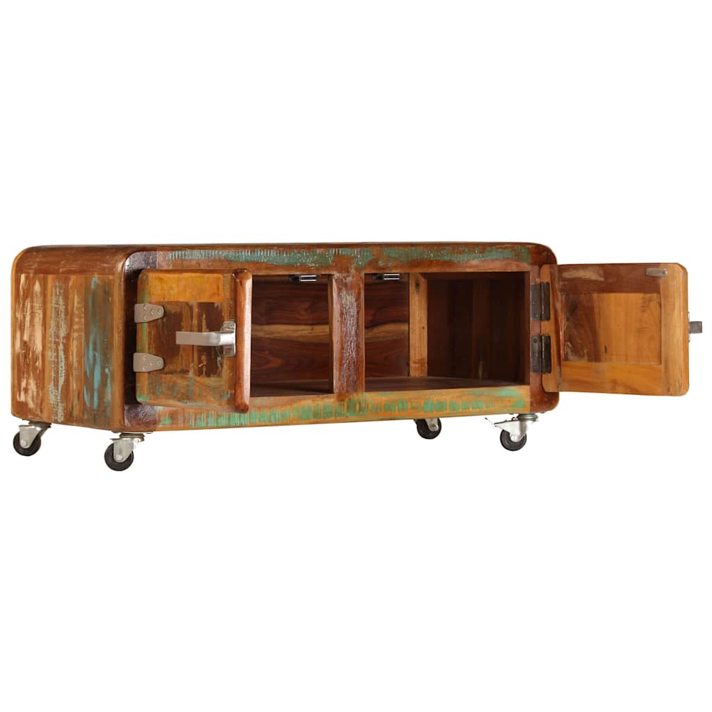 Salontafel 85x55x40 cm massief gerecycled hout is nu te koop bij PeponiXL, paradijselijk wonen!