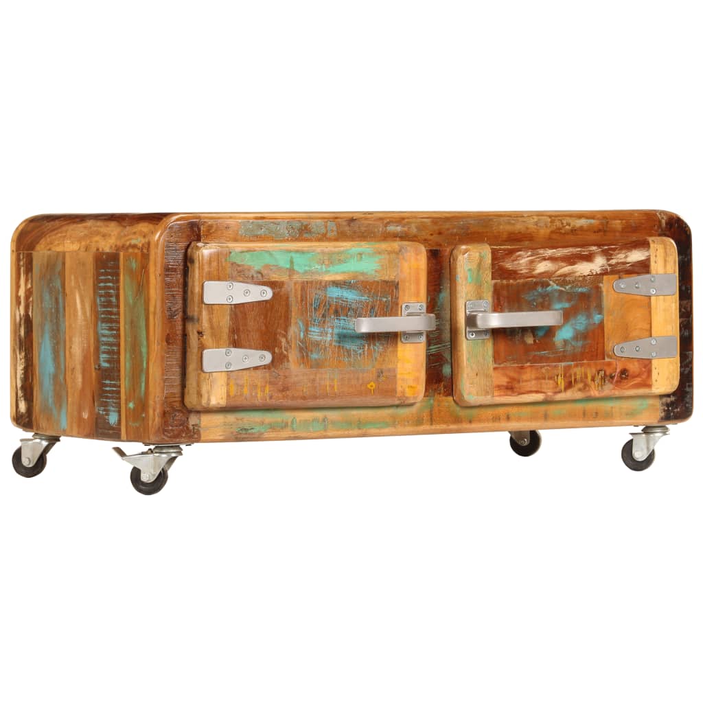 Salontafel 85x55x40 cm massief gerecycled hout is nu te koop bij PeponiXL, paradijselijk wonen!