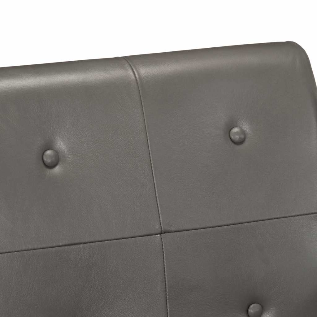 Fauteuil echt leer grijs is nu te koop bij PeponiXL, paradijselijk wonen!